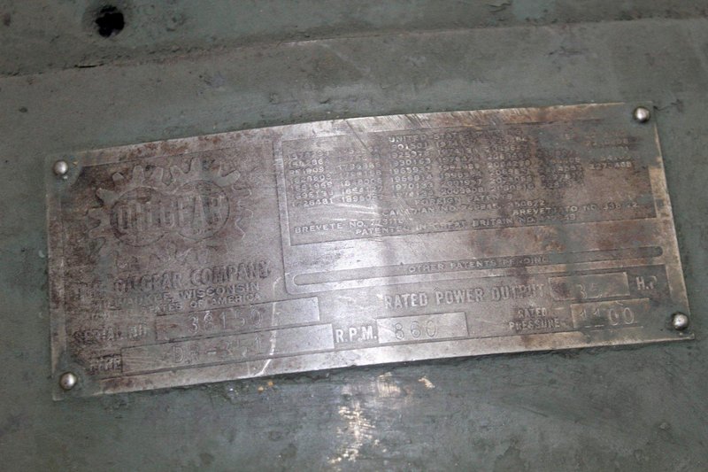 40 HP OILGEAR HYDRAULIC UNIT:  STOCK #72471