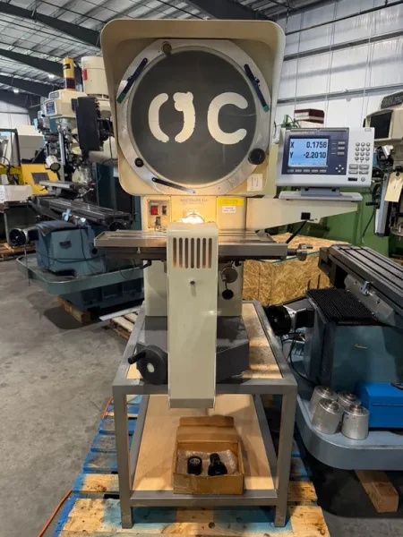 16” DORSEY 16H OPTICAL COMPARATOR DRO 2003’ #7772