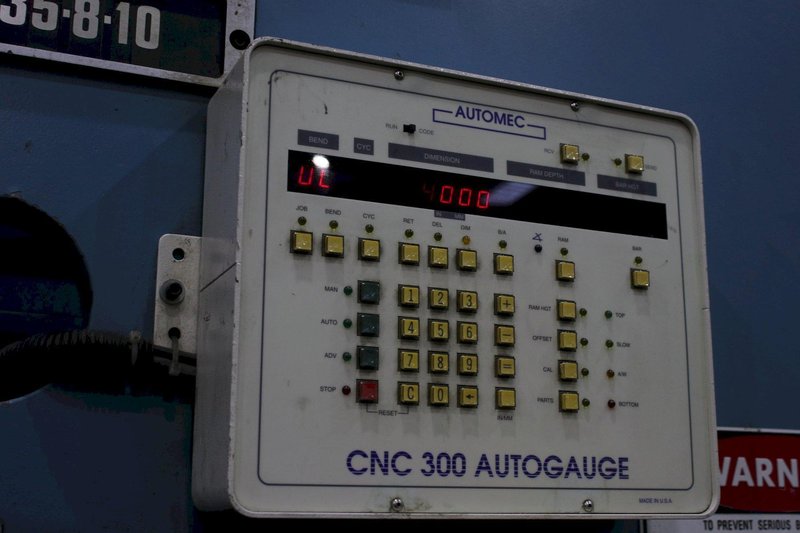 135 TON X 10' NIAGARA HYDRAULIC PRESS BRAKE; STOCK #76419