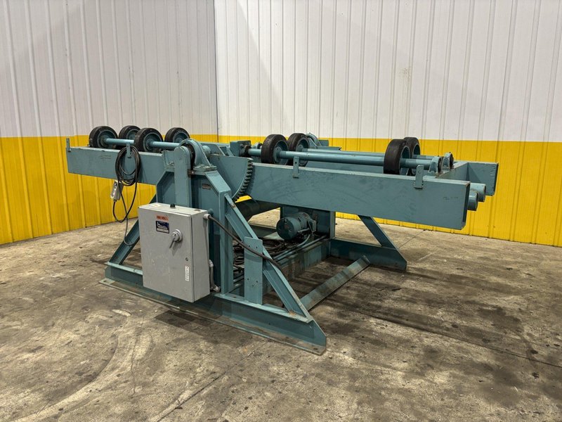 10,000 LBS ARONSON MODEL #WRU10PT WELDING POSITIONER WITH TANK TURNING ROLLS: STOCK #23235