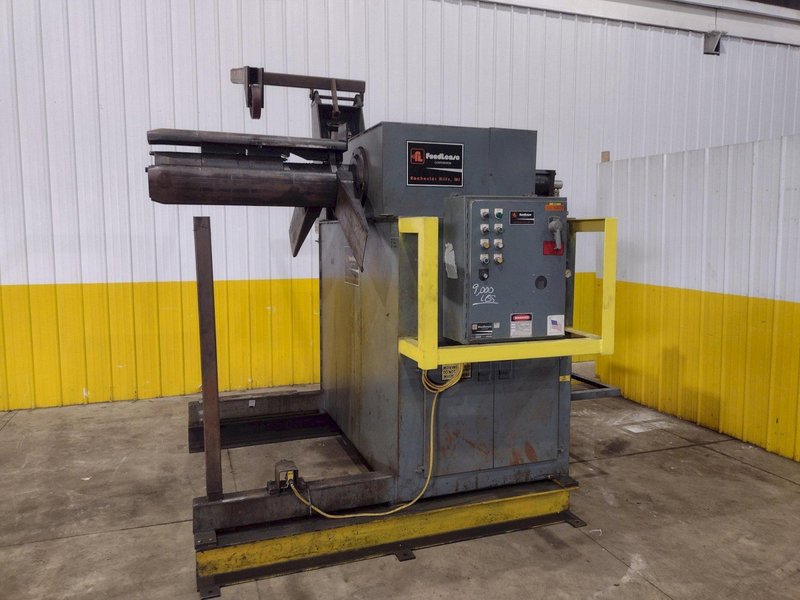 20,000 LB X 36" FEEDLEASE PR-20M-36 MOTORIZED UNCOILER. STOCK # 0217726