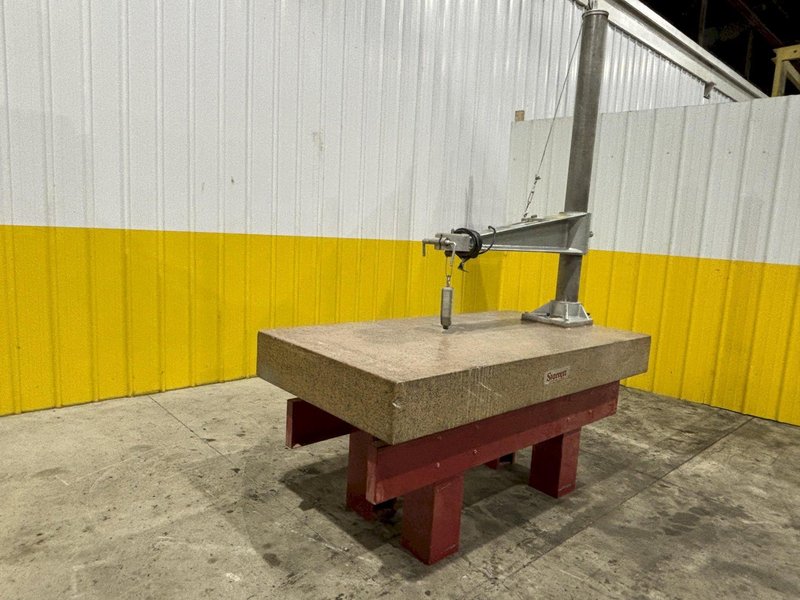 72&quot; X 36&quot; X 8&quot; STARRETT GRADE B GRANITE SURFACE INSPECTION PLATE: STOCK #22037