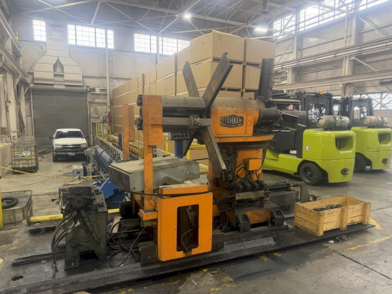 15,000 LB X 16" TISHKEN MODEL #HR-160 DOUBLE END REEL &amp; CAR: YOBRO #25253