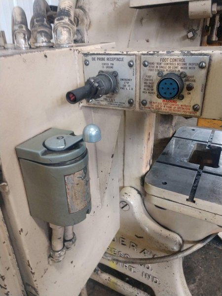 46 TON FEDERAL OBI PRESS; 2" STROKE, NEW 1989: STOCK #14321