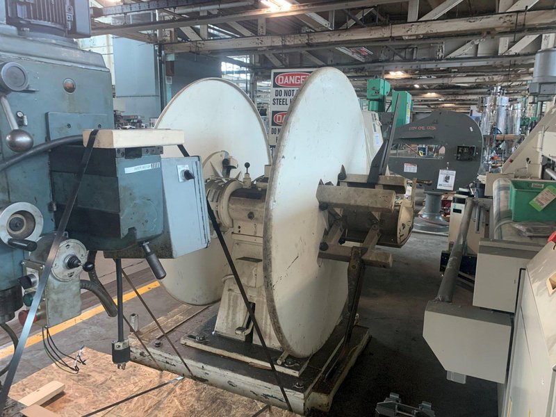 LITTELL Pull Off Double End Coil Reel Uncoiler 4,000 Lb x 12&quot; Wide