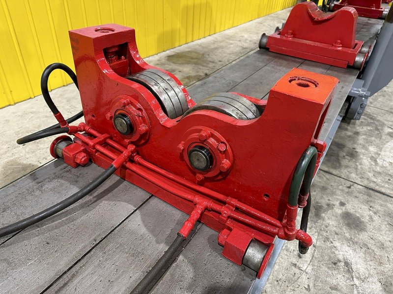 400 TON X 30' DRILCO TRAVELING HEAD HYDRAULIC STRAIGHTENING PRESS: STOCK #24953