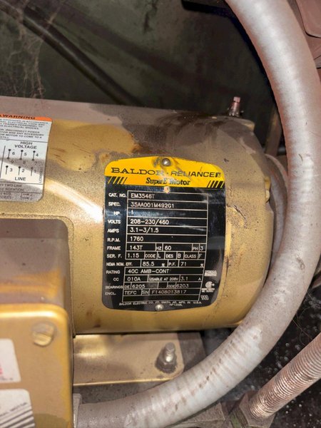 2,500 LBS LITTELL MODEL #60 MOTORIZED UNCOILER COIL REEL: YOBRO #24497