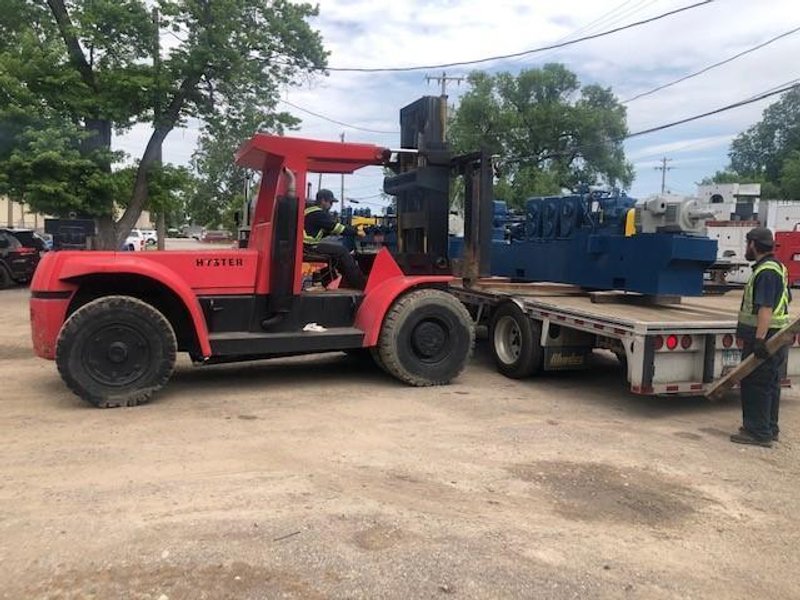 Hyster 300A Fork Lift With Rigging Boom stock #2826