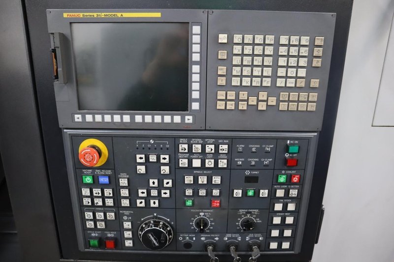 Doosan Puma 2100SY CNC Lathe, Live Milling, Y-Axis, Sub-Spindle, C-Axis Main and Sub, Chip Conveyor, Parts Catcher, Conveyor- Auction Item