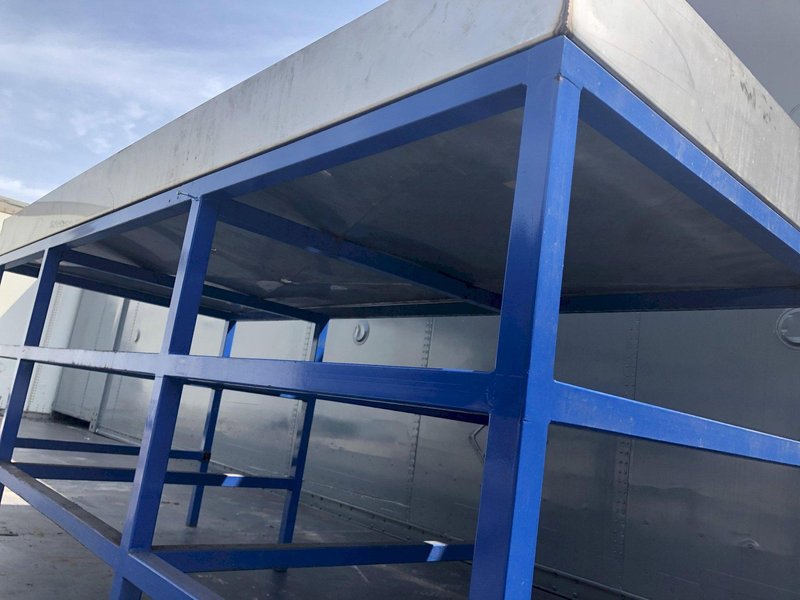 40&quot; X 100&quot; X 25 GALLON WASH TABLE WITH SMARTWASHER MODEL 25-2 HEATED POWER PUMP: STOCK 16462