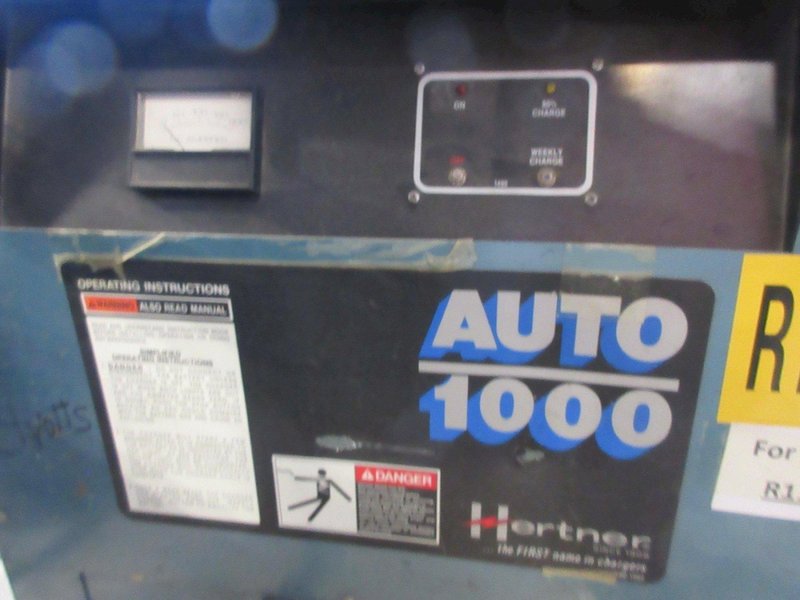 Clark NPR20 Electric Standing Reach Forklift with Auto 1000 24VCharger, 4000 LB Load Capacity- Auction Item