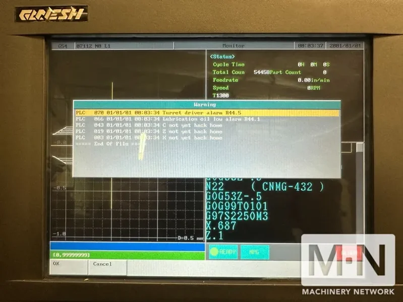 Ganesh Cyclone-32GT CNC Turning Center, 2010