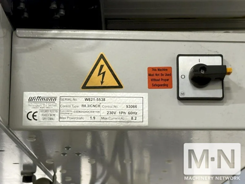 WITTMANN MODEL W821 SERVO ROBOT MFG 2021