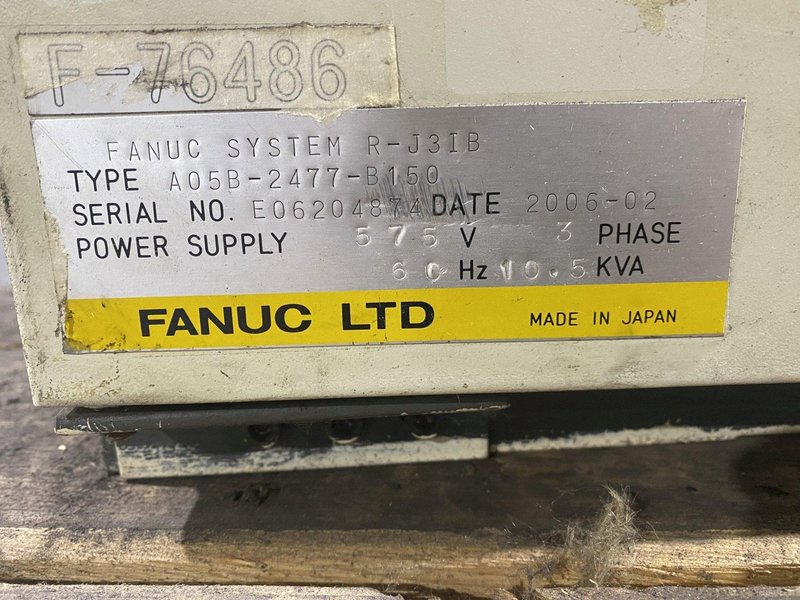 FANUC – R-2000iA/200T w/ R-J3iB Controls PARTS ONLY
