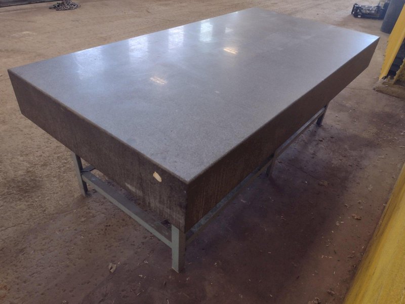 8&#039; X 4&#039; X 10&quot; CHALLENGE PRECISION LAYOUT INSPECTION GRANITE TABLE: STOCK #23800