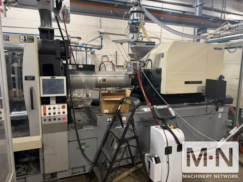 397 TON 26 OZ NISSEI MODEL NEX360IV-100LE ELECTRIC INJECTION MOLDING MACHINE MFG 2006