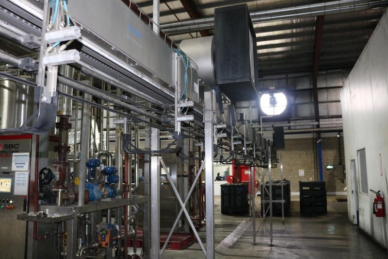 Krones AirCo 1UFT-TRANSPORT Air Conveyor, 2005