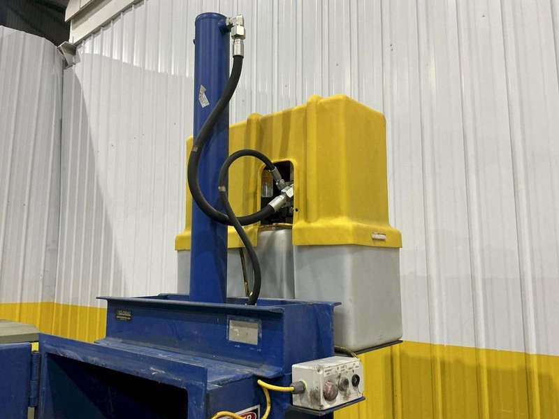 55 GALLON DRUM VESTIL HYDRAULIC CRUSHER &amp; COMPACTOR, MODEL #WBB3147055: YOBRO #24913