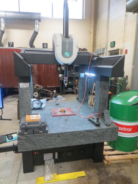 Hexagon 7.10.7 SF Coordinate Measuring Machine with TesaStar-111 Probe Head, 6-Position Styli Rack with assort Styli, Grid Plate and MORE! - Auction Item