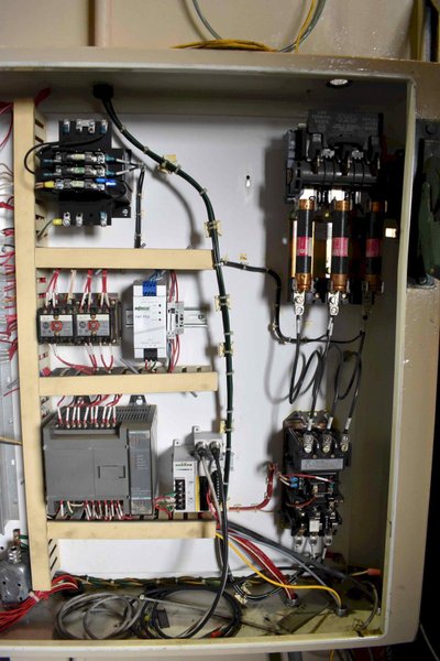 50 TON PH HYDRAULICS MODEL OGP-50 GAP FRAME HYDRAULIC PRESS, 24" STR, 30" DLO, 38" X 30" BA, 1994
