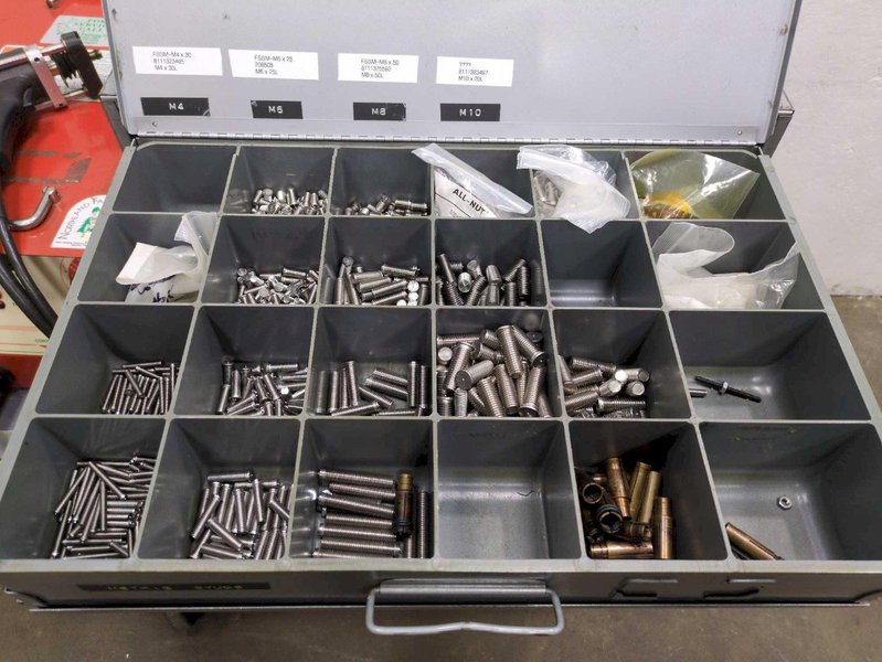 3/8&quot; PRO-WELD MODEL #CD-512 STUD WELDER &amp; QUANTITY OF STUDS &amp; TOOLING: STOCK #22325