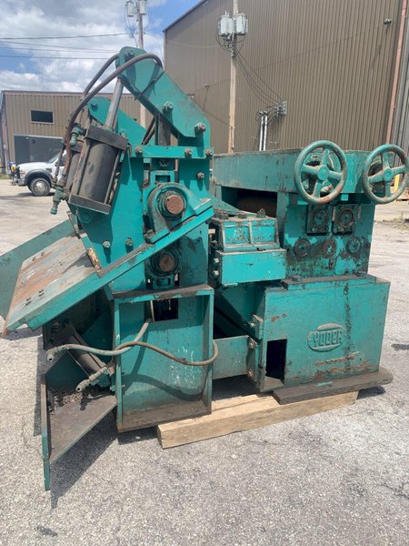 20,000 LB X 30&quot; X .500&quot; YODER COIL CRADLE &amp; STRAIGHTENER FEED LINE: STOCK #13050