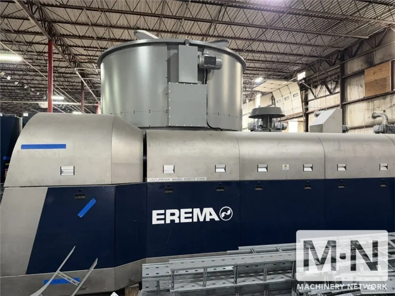 EREMA MODEL VACUREMA 231 SHEET EXTRUSION RECYCLING SYSTEM MFG 2017 INSTALLED 2018 (2) AVAILABLE
