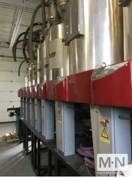 WITTMANN MODEL DRYMAX 600 DRYER WITH 8 HOPPER BANK MFG 2005