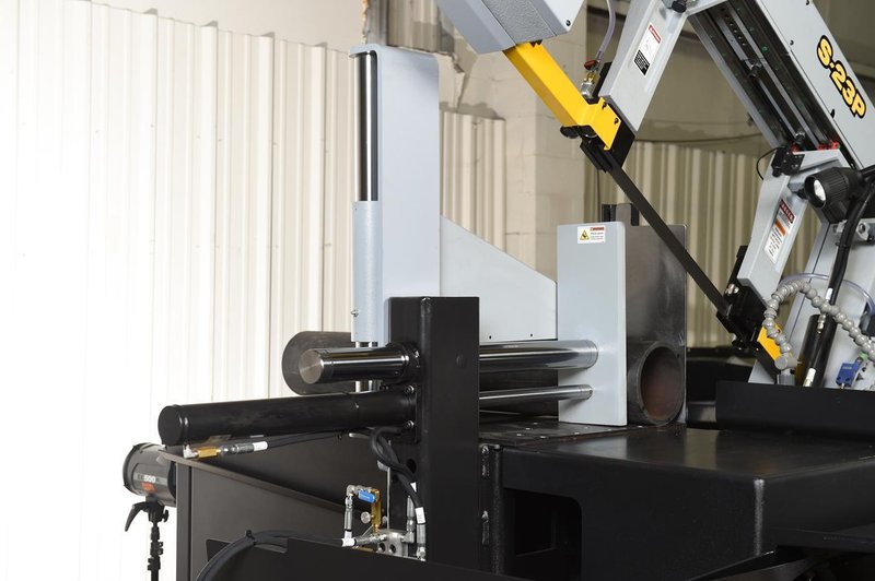 NEW 16"H x 20"W HYD-MECH MODEL S-23P SEMI-AUTOMATIC HORIZONTAL PIVOT BAND SAW
