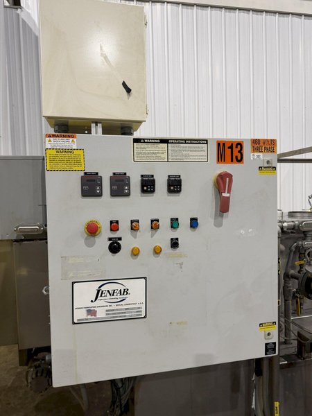 2018 JENFAB STAINLESS MODEL #LJ 19" ROTARY DRUM WASH / RINSE / DRAY PARTS WASHER SYSTEM: YOBRO #24681