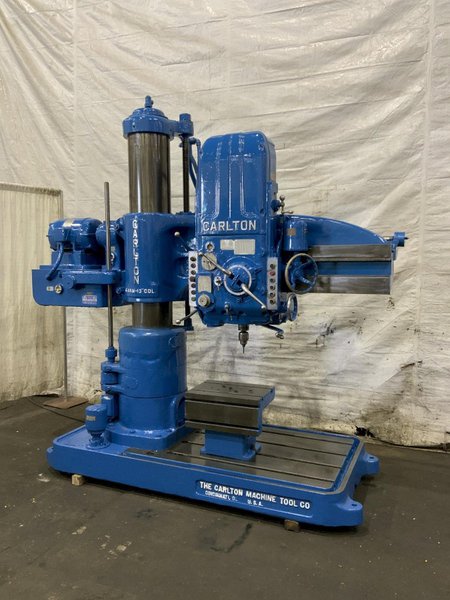 4' X 13'' CARLTON RADIAL ARM DRILL: STOCK #81232