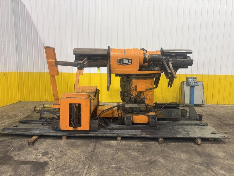 15,000 LB X 16" TISHKEN MODEL #HR-160 DOUBLE END REEL &amp; CAR: YOBRO #25253