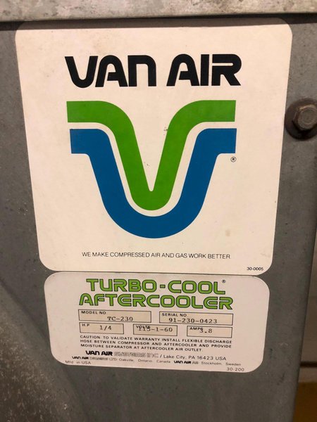 VAN AIR REFRIGERATED AIR DRYER