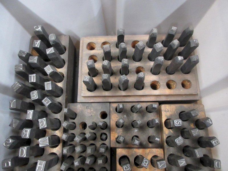 Letter, Number, Hole Transfer Punches- Auction Item