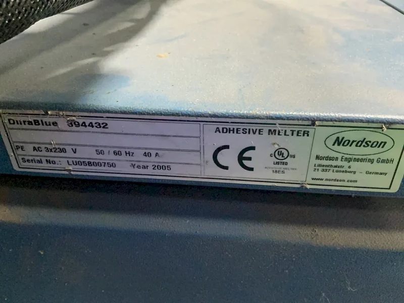 NORDSON DURABLUE ADHESIVE MELTER  -  DURABLUE 25 / 894432