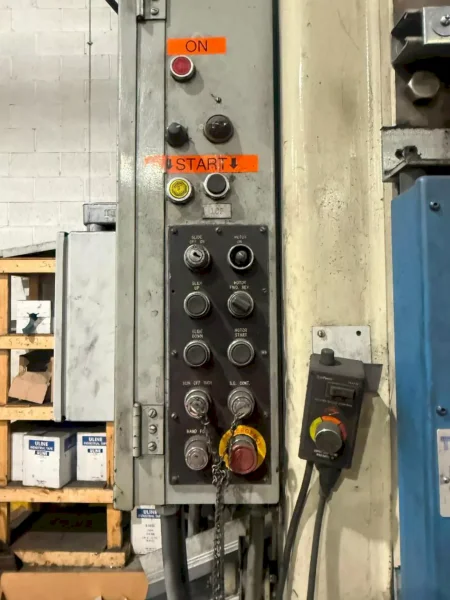 125 TON MINSTER MODEL #S2-125-48-36 SSDC PRESS, 10" STROKE: YOBRO #25090