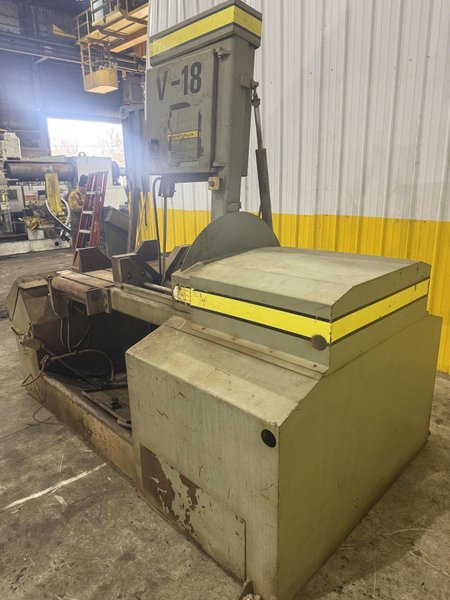 18" X 20" HYD-MECH MODEL V18 SERIES II VERTICAL BAND SAW: STOCK #24965