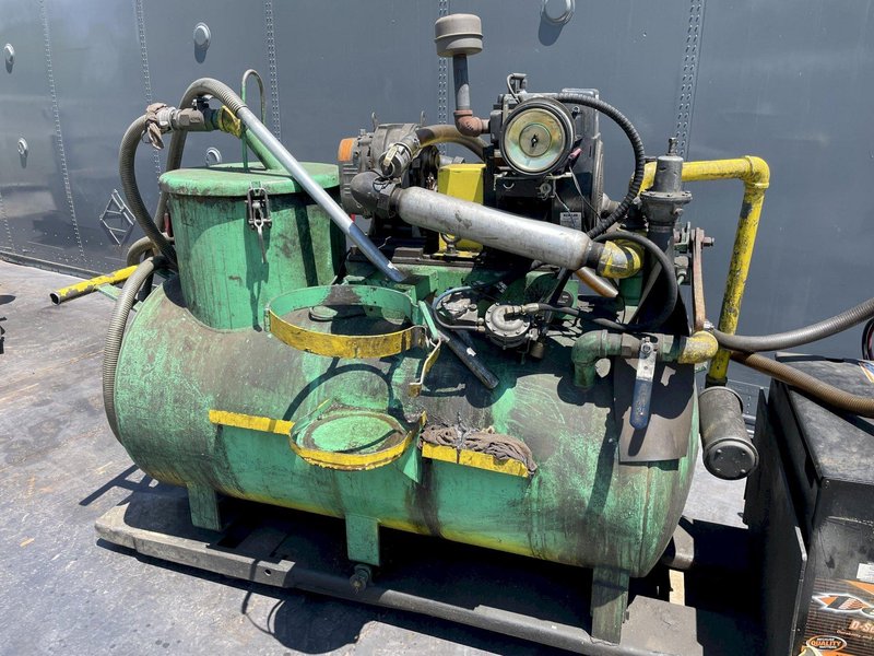 200 GALLON GARDNER DENVER MASTER CHEMICAL LP GAS MOBILE SUMP SUCKER LIQUID RECOVERY SYSTEM: STOCK #14760