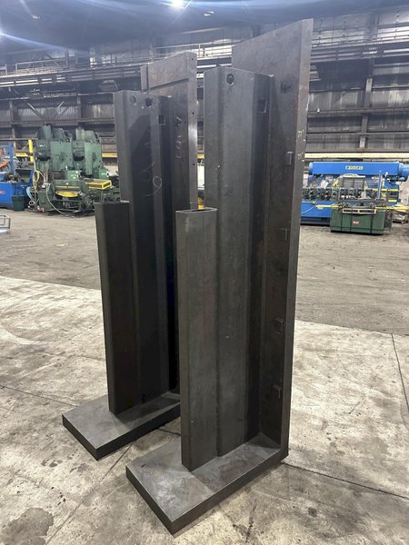 20&quot; W X 36&quot; X 100&quot; HIGH PAIR OF 2 STEEL ANGLE PLATES: STOCK #22222