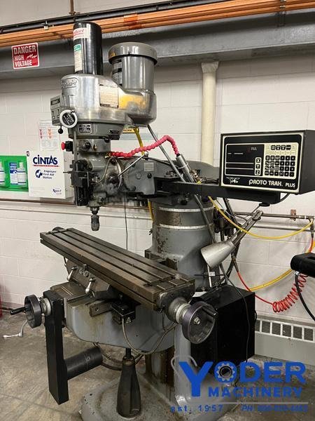 2 HP BRIDGEPORT PROTO TRAK  PLUS CNC VERTICAL MILL IMACHINE: STOCK #77909