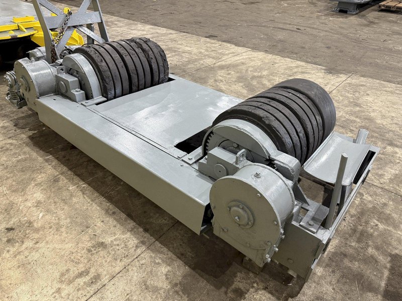 120,000 LB / 60 TON RANSOME PANDJIRIS TANK TURNING WELDING ROLLS, POWER &amp; IDLER: STOCK 13388