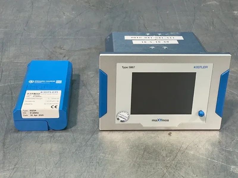KISTLER MAXYMOS BL PROCESS MONITORING SYSTEM WITH 9323A FORCE SENSOR  -  5867B0000