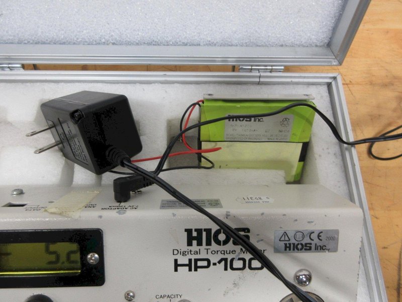 Hios Inc | HP-100 Digital Torque Meter with Adapter Cord and Battery in Carry Case- Auction Item