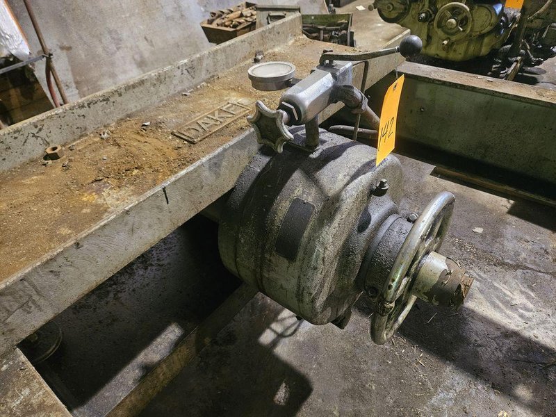 150-TON DAKE HYDRAULIC STRAIGHTENING PRESS. STOCK # 0778725