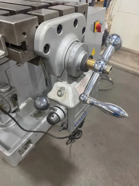 USED SHARP 10" X 54" HEAVY-DUTY KNEE MILL MODEL TMV-K-N WITH 3-AXIS READOUT