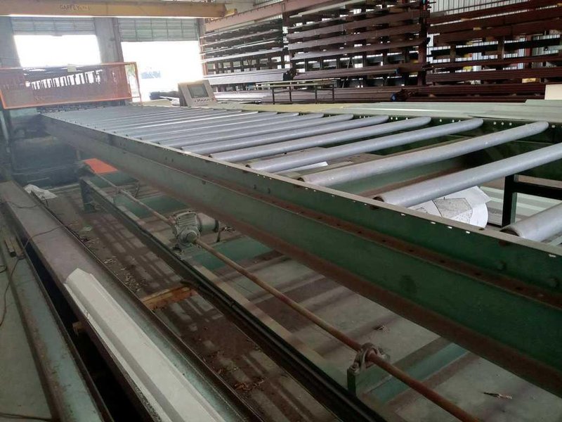 18 Stands 50.00" x 4.00" B &amp; K Rollforming Line STOCK# 4299