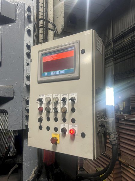300 TON VALDARNO STRAIGHT SIDE FORGING TRIM PRESS, UPDATED CONTROLS: STOCK #19110
