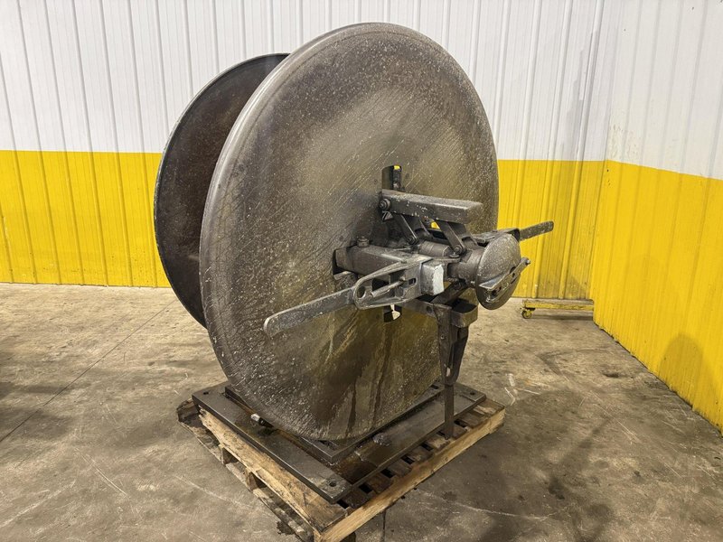 4,000 LBS x 12" x 60" LITTELL MODEL #40-12 DOUBLE END AUTO CENTERING UNCOILER COIL REEL: YOBRO #24308
