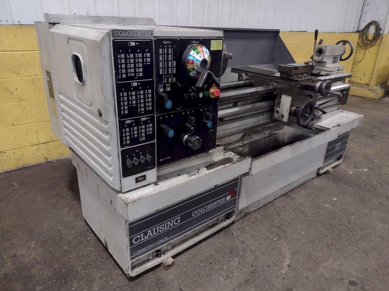 15&quot; X 50&quot; CLAUSING COLCHESTER #600-15&quot; ENGINE LATHE. STOCK #0130625