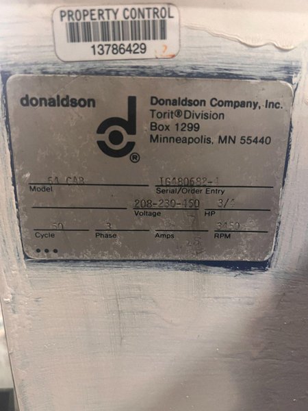 DONALDSON 51 CAB DUST COLLECTOR USED